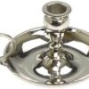 Nickel mini candle holder