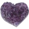 2″ Amethyst Druse heart (B quality)