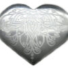 3″ Selenite heart , Lotus