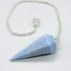 6-sided Angelite pendulum