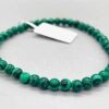 4mm Malachite (synt) bracelet