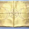 21″ x 21″ Gold Triple Moon altar cloth